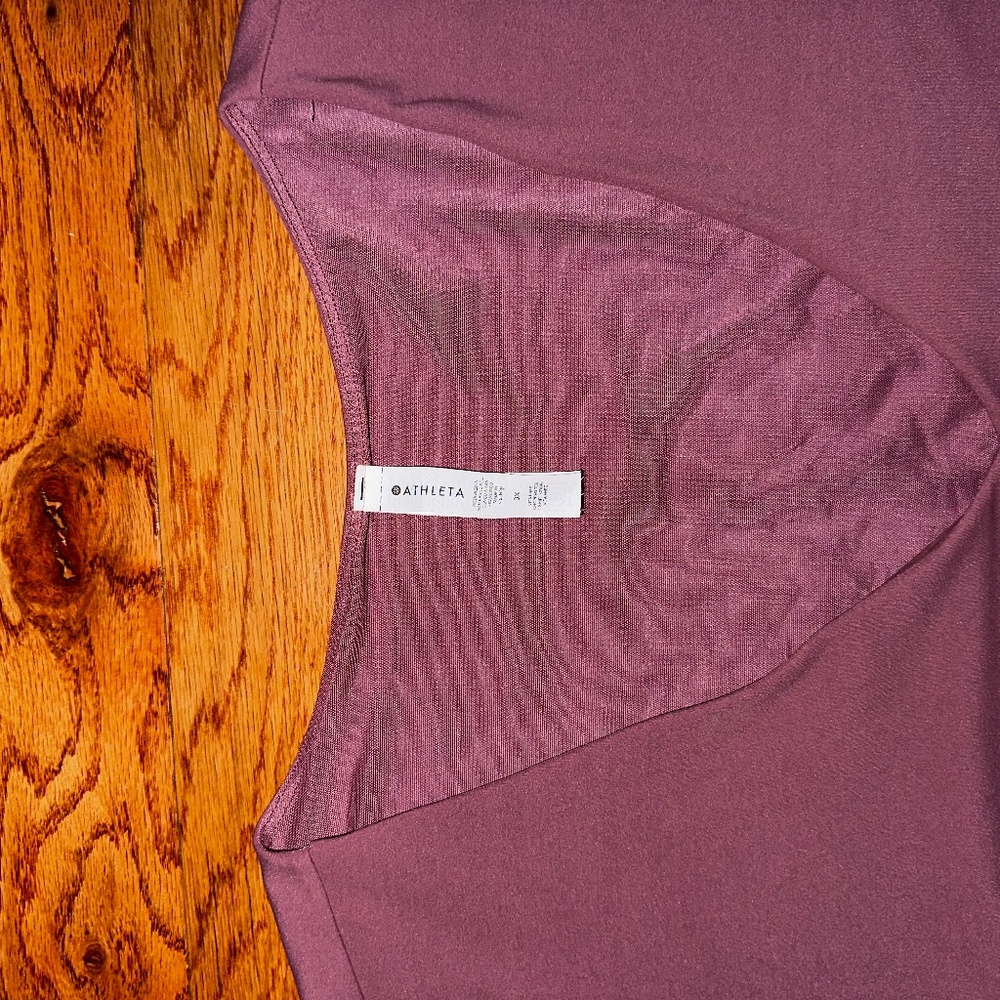 Athleta Women's Cropped Tee T-shirt Court Vita Free - Picture 2 of 3